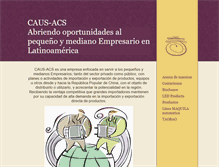 Tablet Screenshot of causacs.com